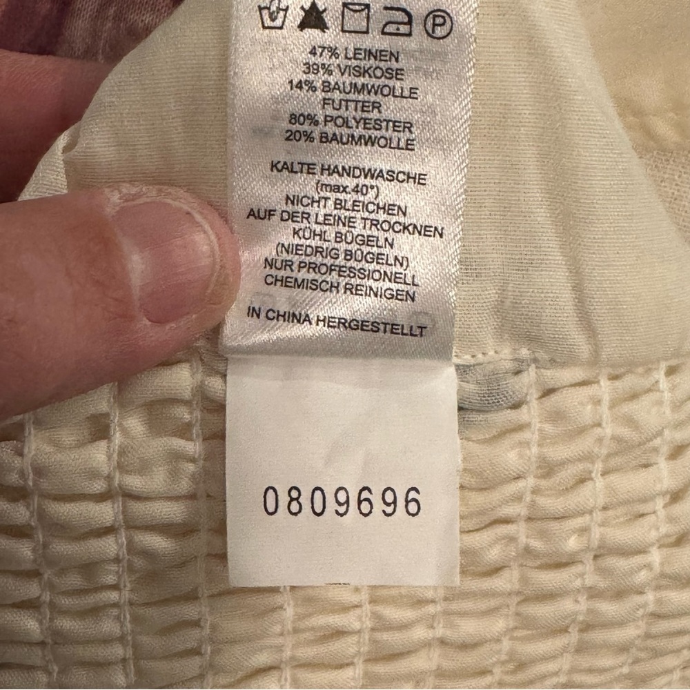 House of Harlow 1960 Linen-Blend Embroidered Halter Crop Top (Size S) — NWOT - Picture 10 of 10